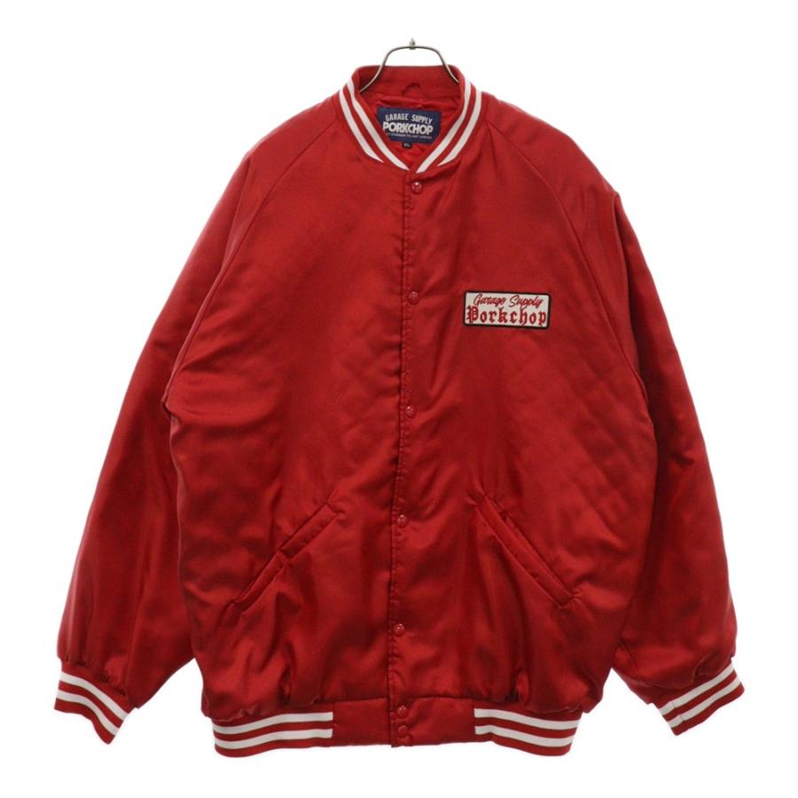 PORKCHOP ポークチョップ STAIN SPORT JKT サテン中綿 スポーツ