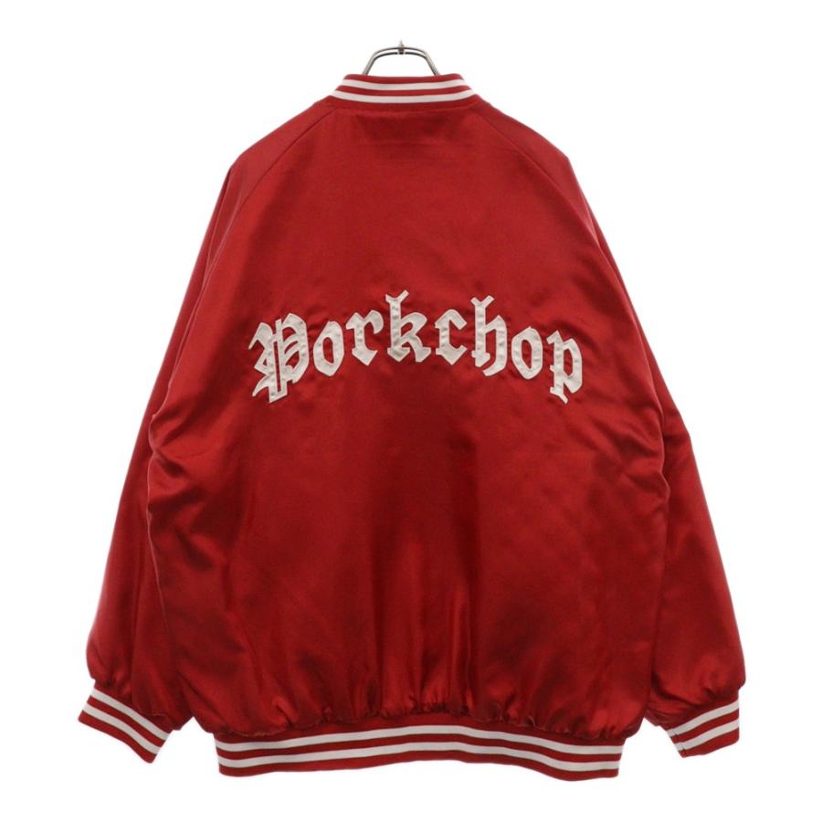 PORKCHOP ポークチョップ STAIN SPORT JKT サテン中綿 スポーツ