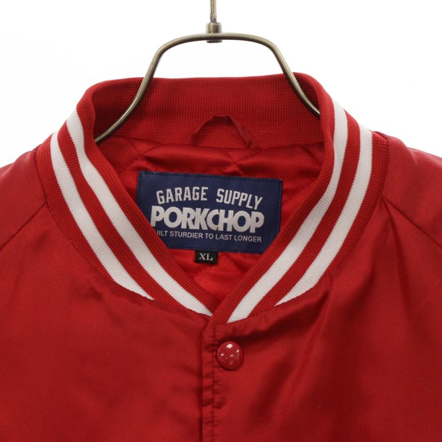 PORKCHOP ポークチョップ STAIN SPORT JKT サテン中綿 スポーツ