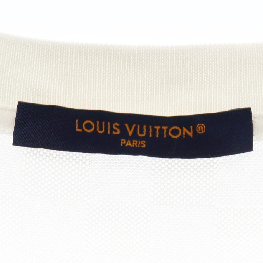LOUIS VUITTON ルイヴィトン 24AW ダミエ柄 ロゴ刺繍 半袖T LOUIS VUITTON ルイヴィトン 24AW ダミエ柄 ロゴ刺繍 半袖T