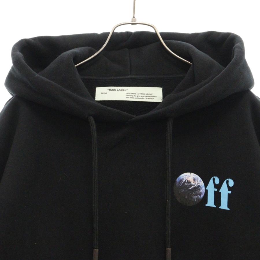 オフホワイト 17AW ×KITH JUST GLOBAL HOODIE キス ジャストグローバル