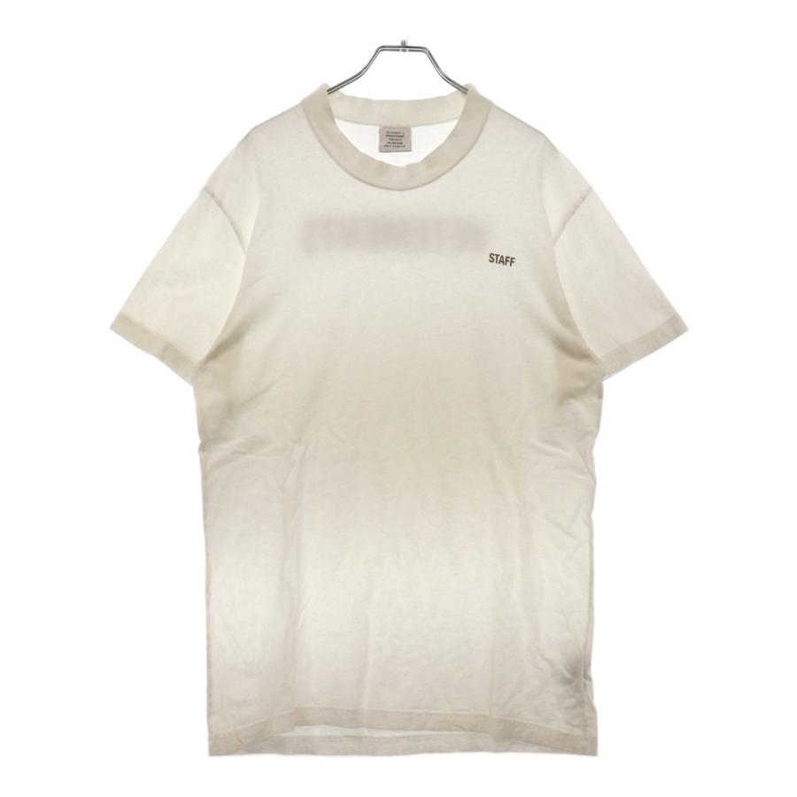VETEMENTS ヴェトモン 18SS STAFF LOGO TEE スタッフロゴプリント 