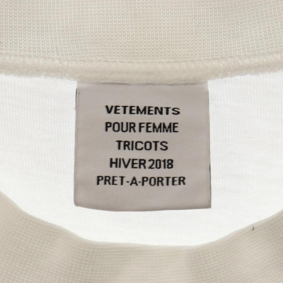 VETEMENTS ヴェトモン 18SS STAFF LOGO TEE スタッフロゴプリント 
