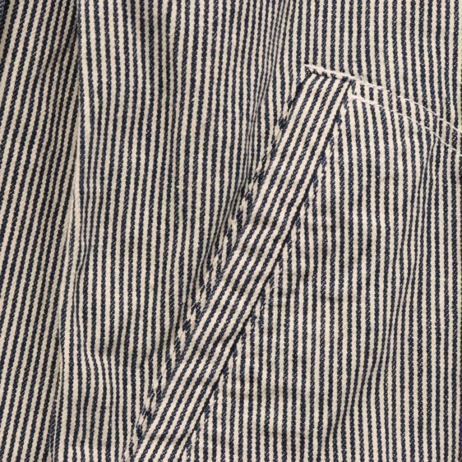 STUSSY（ステューシー） STAND FIRM ヒッコリー ストライプ 刺繍