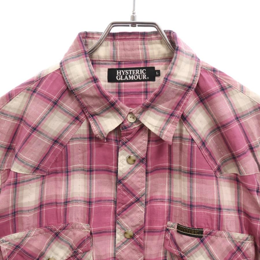 HYSTERIC GLAMOUR（ヒステリックグラマー） チェック ウエスタン 長袖
