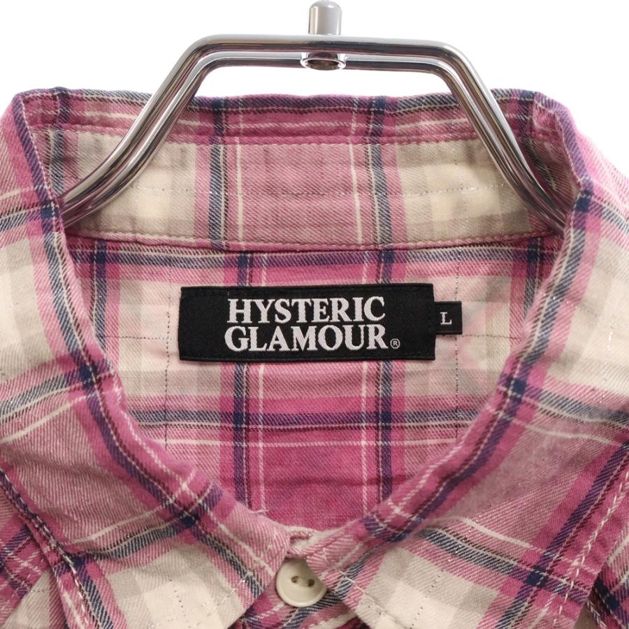 HYSTERIC GLAMOUR（ヒステリックグラマー） チェック ウエスタン 長袖