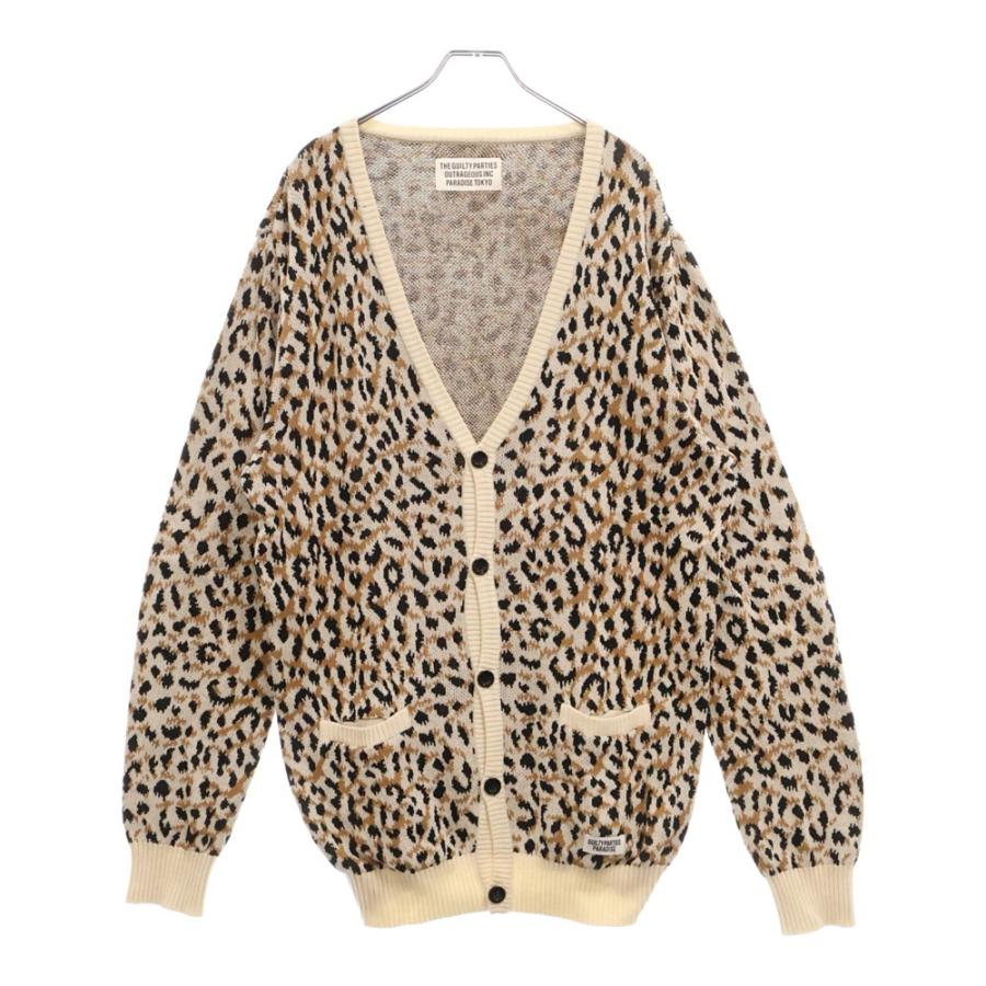 WACKO MARIA（ワコマリア） 21AW LEOPARD KNIT JAQUARD CARDIGAN