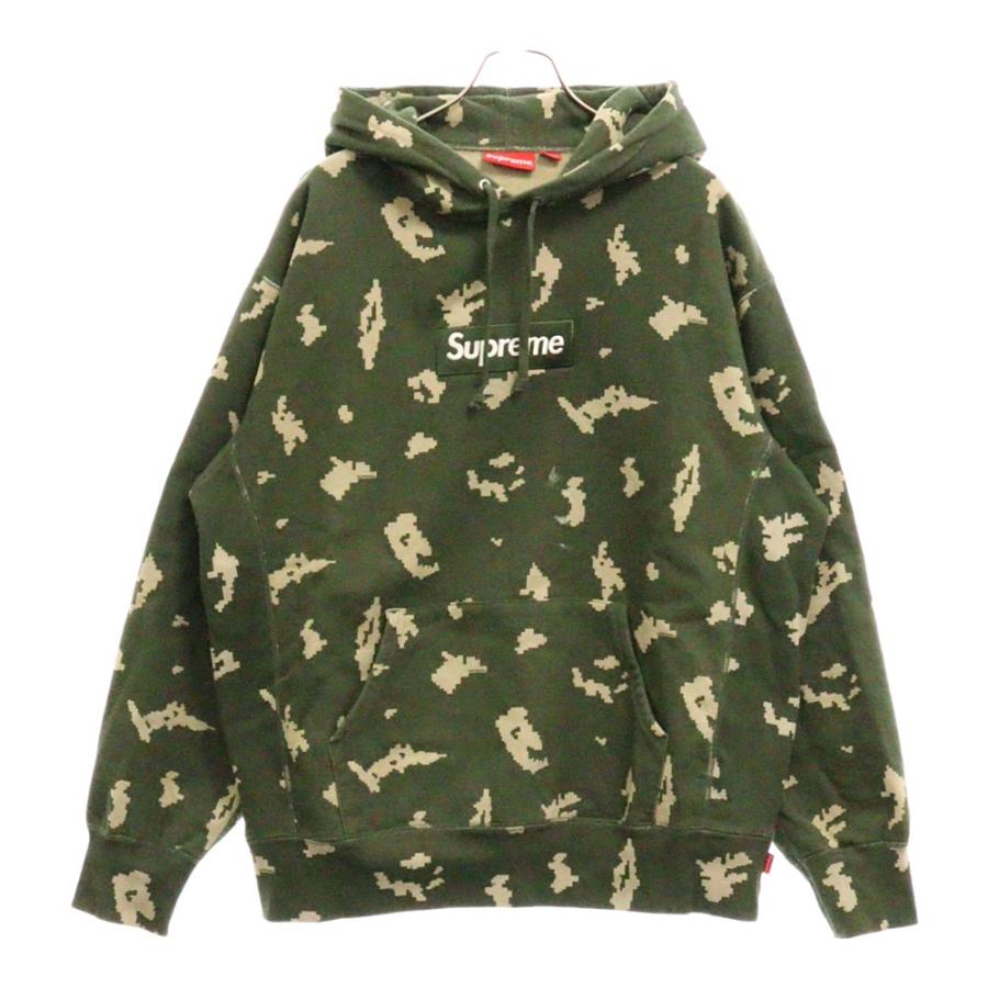 SUPREME　シュプリーム　パーカー　フーディ　ロシアンカモ　グリーン Supreme（シュプリーム） 21AW Box Logo Hooded Sweatshirt Olive