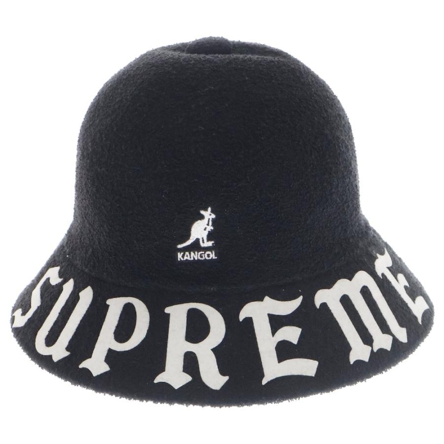 Supreme バケットハット ブラック/ホワイト Supreme（シュプリーム） 20SS ×KANGOL Bermuda Casual Hat カンゴール