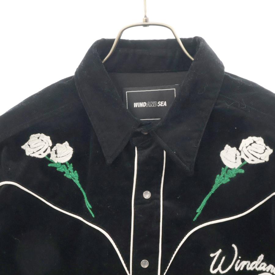 WIND AND SEA（ウィンダンシー） Corduroy Western Shirt コーデュロイ