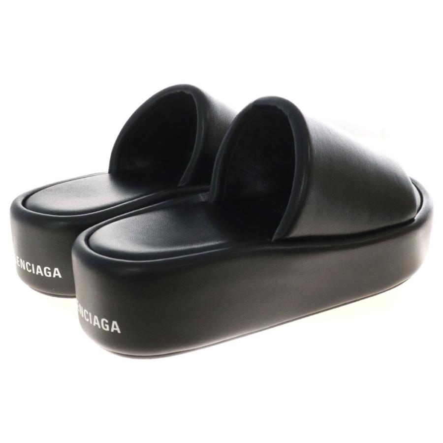 BALENCIAGA（バレンシアガ） プラットフォーム レザー サンダル