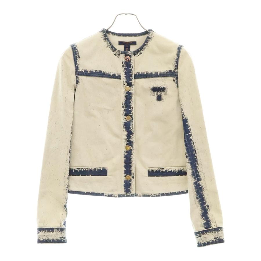 LOUIS VUITTON ルイヴィトン 19AW ノーカラー デニムトラッカー LOUIS VUITTON ルイヴィトン 19AW ノーカラー デニムトラッカー