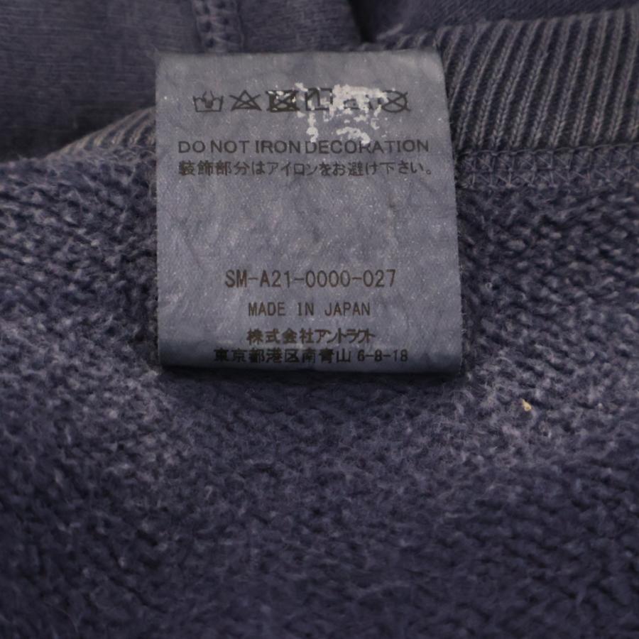 セントマイケル 21AW SKULL USED CREW NECK SWEAT スカルプリント