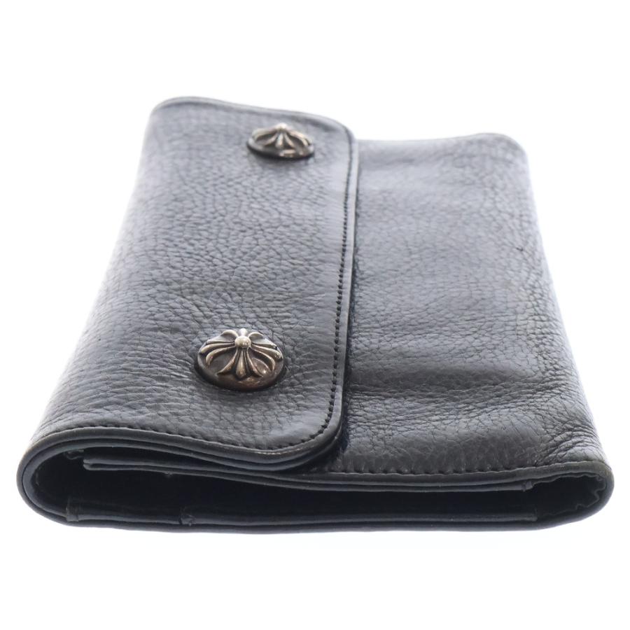 CHROME HEARTS クロムハーツ WAVE ウェーブ レザーウォレット CHROME HEARTS クロムハーツ WAVE ウェーブ レザーウォレット