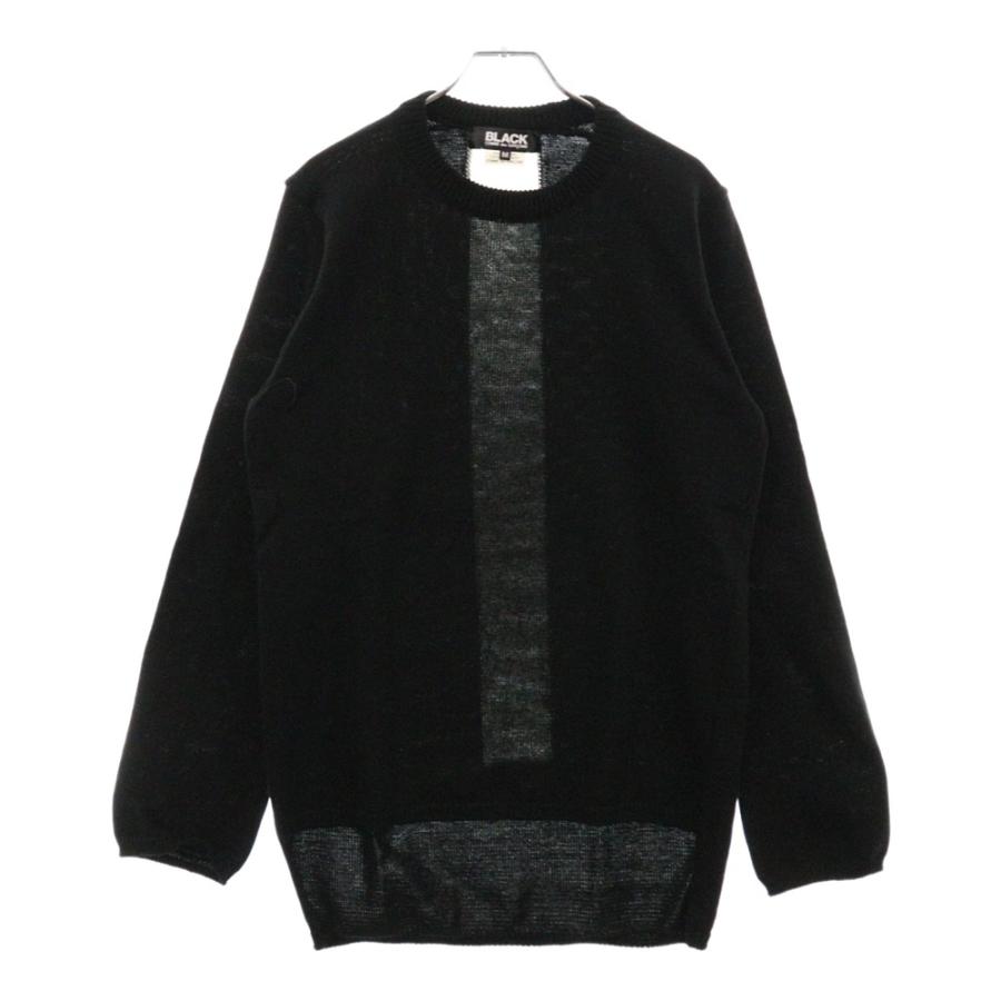 コムデギャルソン COMME des GARCONS セーター ブラック ブラックコムデギャルソン BLACK COMME des GARCONS 22AW ハート
