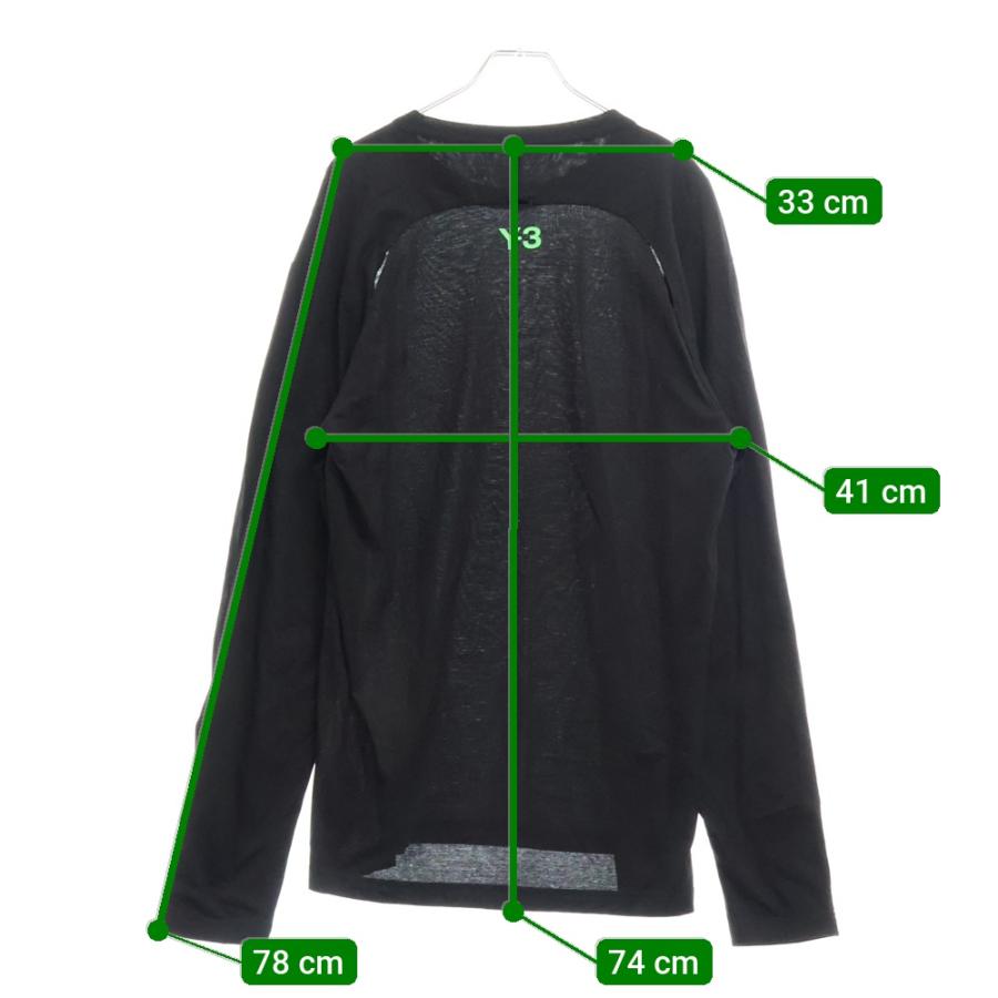 Y-3 ワイスリー Dry Crepe Jersey Long Sleeve Tee ドライ クレープ 