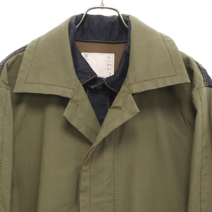 【美品】20AW sacai デニムドッキングコート sacai Sacai サカイ 【SAMPLE】 20AW 再構築 デニム ミリタリー