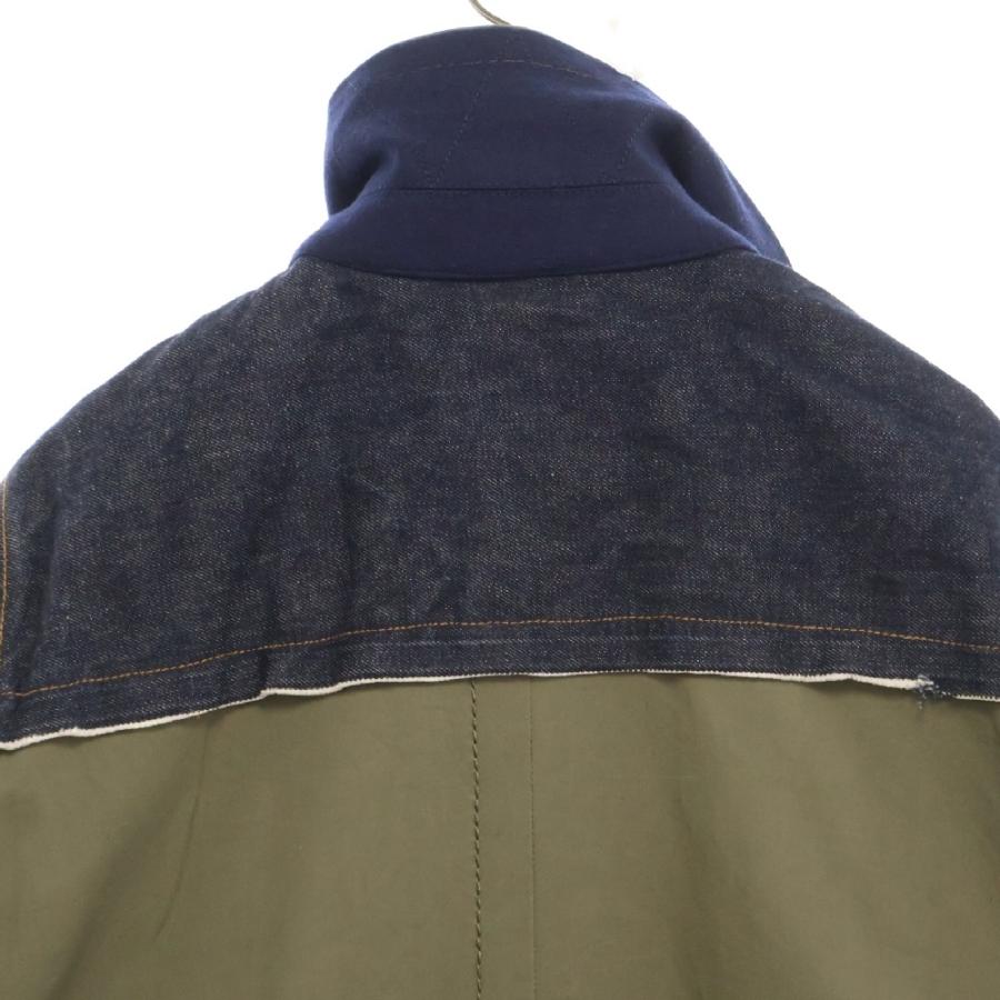 【美品】20AW sacai デニムドッキングコート sacai Sacai サカイ 【SAMPLE】 20AW 再構築 デニム ミリタリー