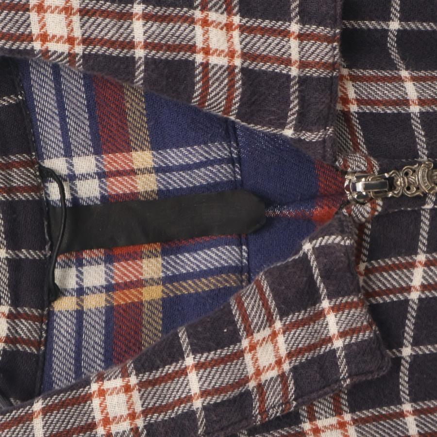 クロムハーツ ネイビー グリーン チェック柄 CHROME HEARTS クロム