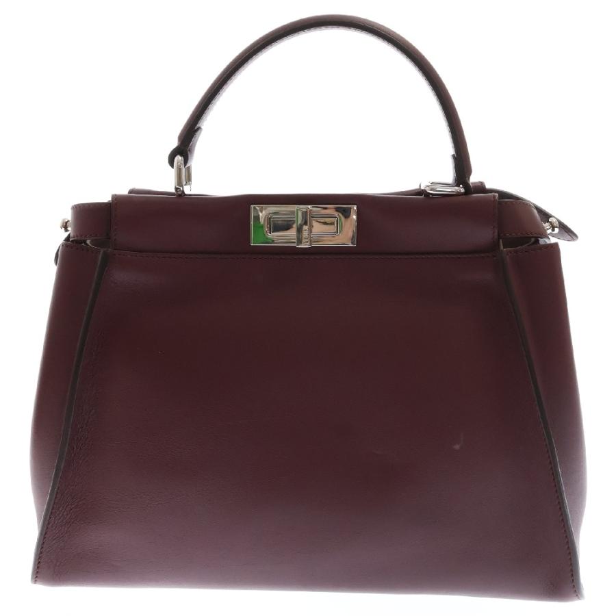 FENDI フェンディ フラワースタッズ レギュラー ピーカブー 2way 