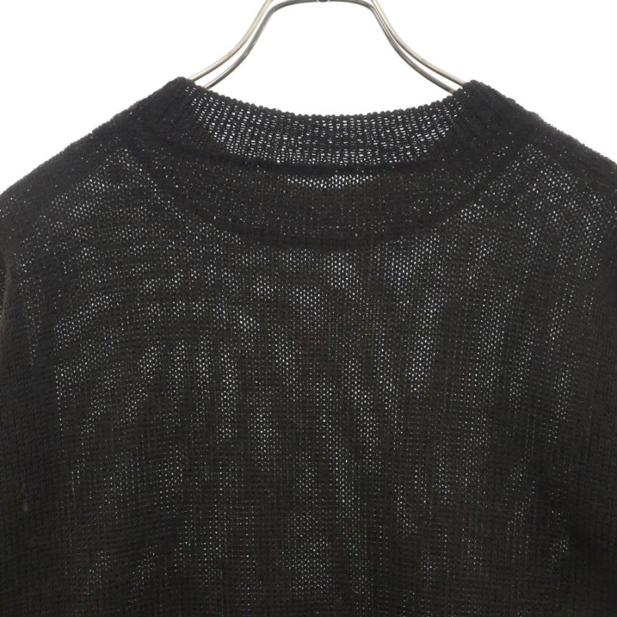 COMOLI（コモリ） 21AW ブラックアルパカ クルーネックニットセーター