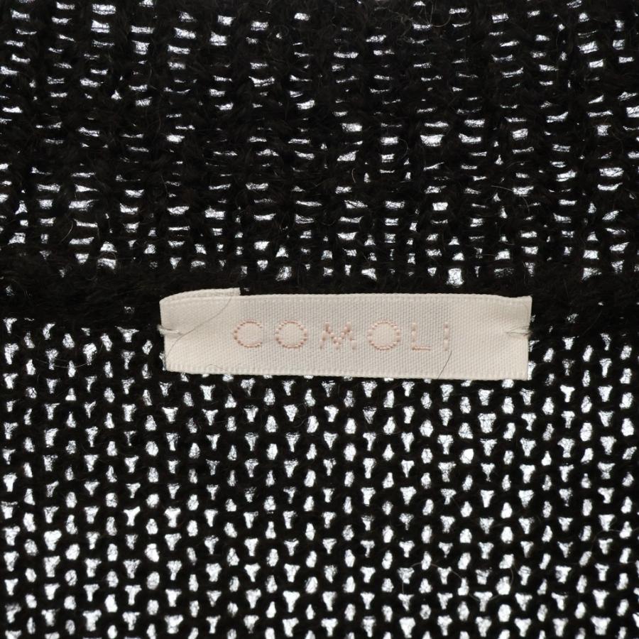 COMOLI（コモリ） 21AW ブラックアルパカ クルーネックニットセーター