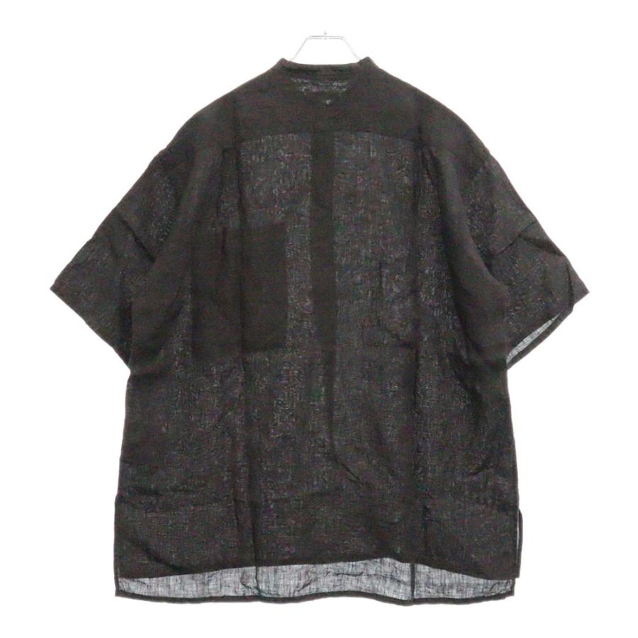 YLEVE（イレーヴ） 24SS LINEN POPLIN SH ハーフボタン リネン 半袖