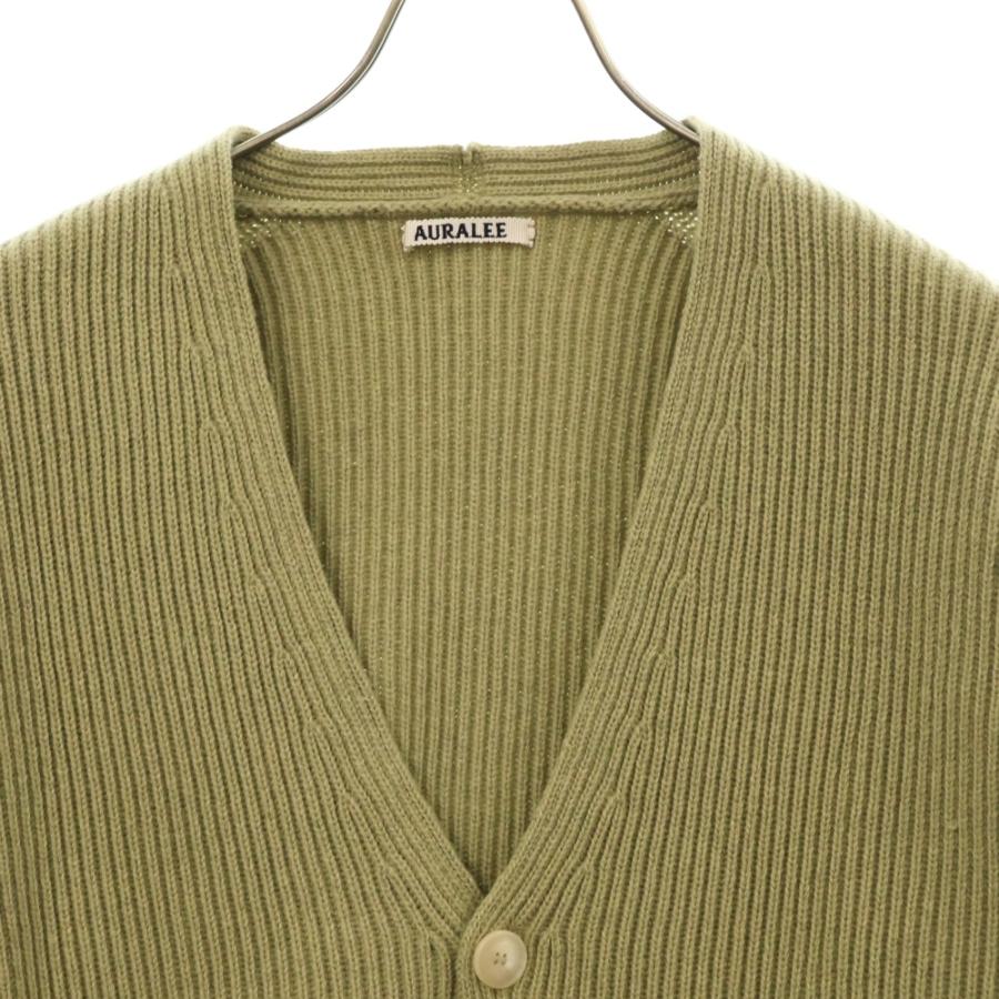 AURALEE（オーラリー） 22AW SUPER FINE WOOL RIB KNIT BIG CARDIGAN