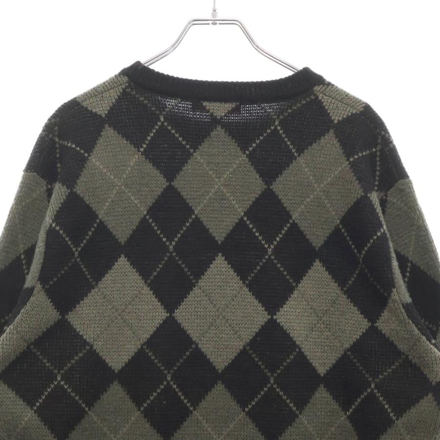 supreme Argyle knit sweater モヘア アーガイル