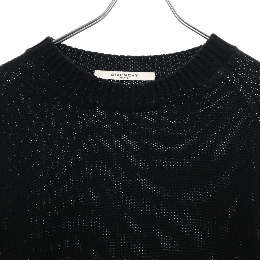 GIVENCHY ジバンシィ I Feel Love Damage Knit Sweater ロゴ