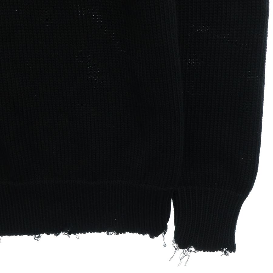 GIVENCHY ジバンシィ I Feel Love Damage Knit Sweater ロゴ