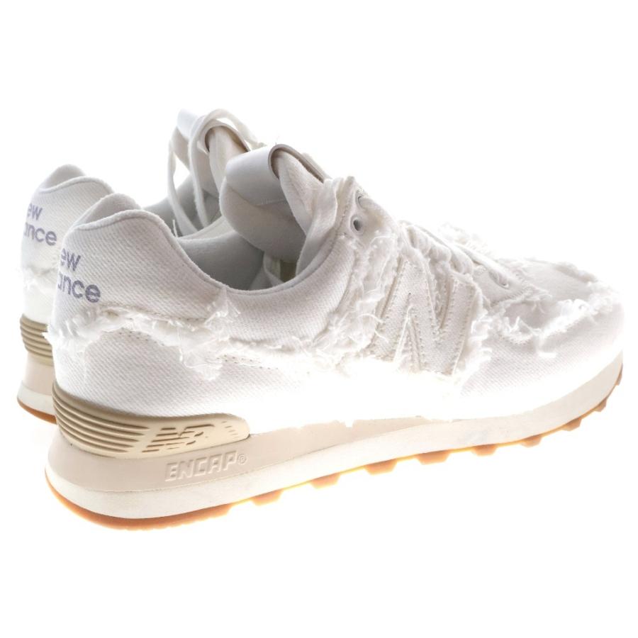 miu miu ✖New Balance ML574ホワイト フリンジ 37.5 Miu Miu's Final New Balance 574 Is $1,700 & Crystal-Studded
