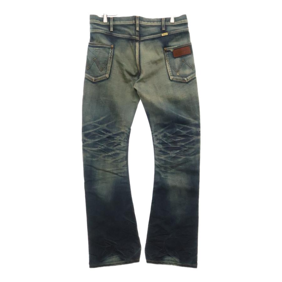 AKM エーケーエム ×Wrangler ラングラー ブーツカット ダメージ デニム