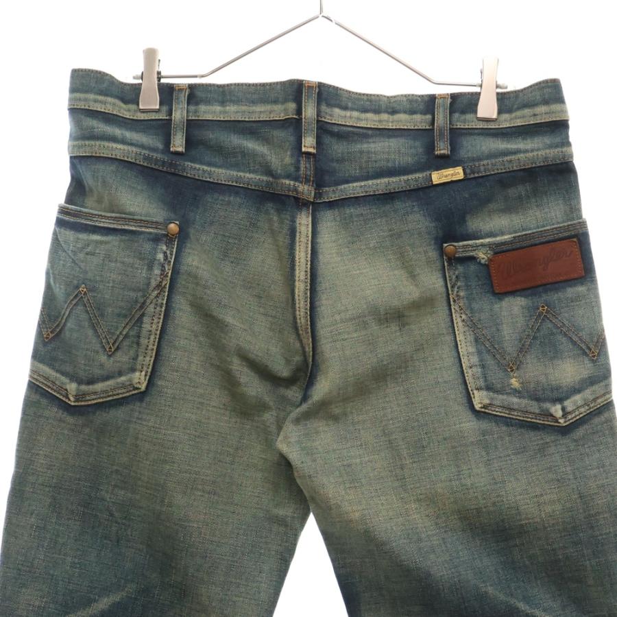 AKM エーケーエム ×Wrangler ラングラー ブーツカット ダメージ デニム