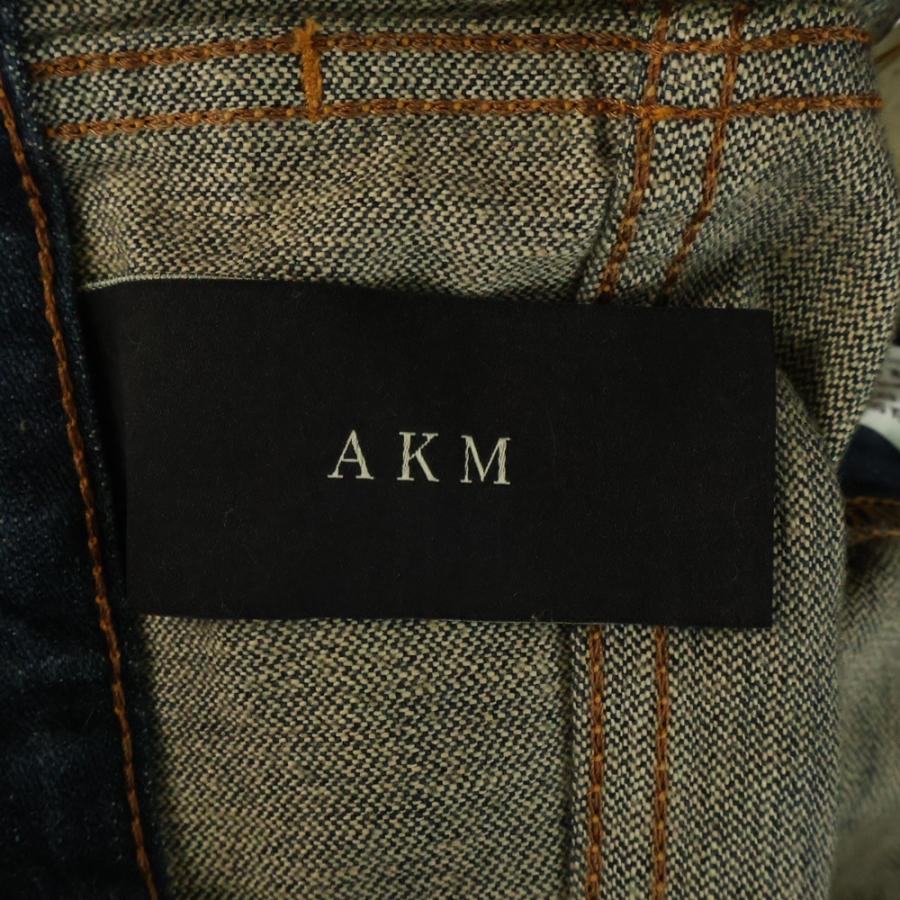 AKM エーケーエム ×Wrangler ラングラー ブーツカット ダメージ デニム