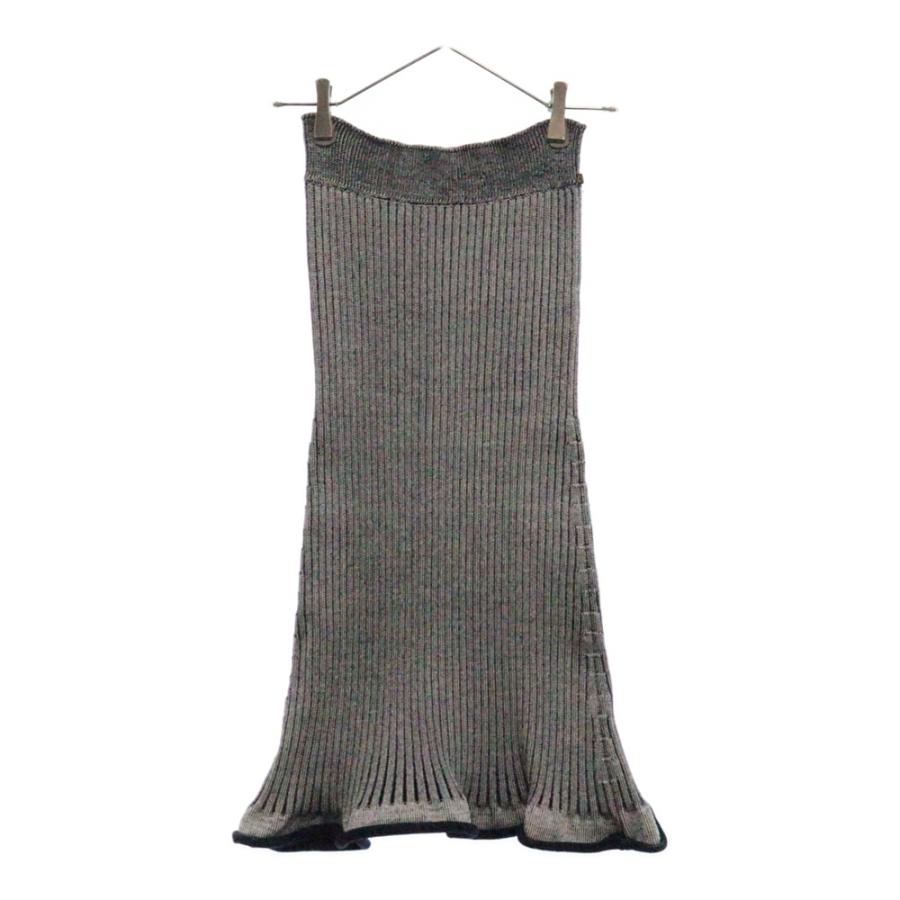 LOUIS VUITTON ルイヴィトン 15AW レーヨン ウール リブニット タイト  