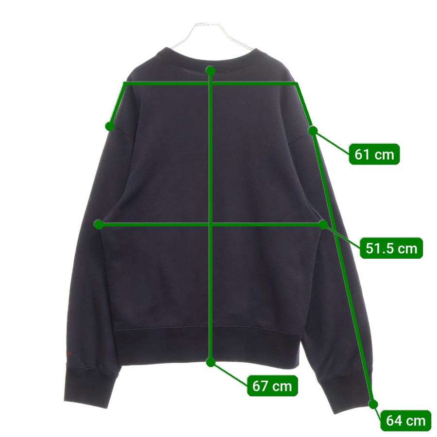 CINOH（チノ） 23AW SWEAT PULL OVER クルーネック スウェット 