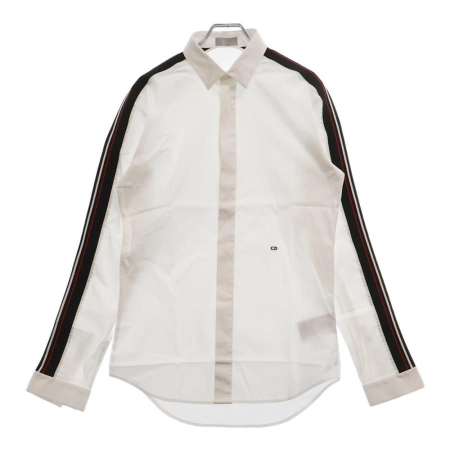 希少 定価9万 07AWディオールオム Dior HOMME ストライプシャツ38