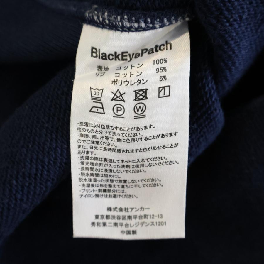 THE BLACK EYE PATCH スウェット L ネイビー THE BLACK EYE PATCH ブラックアイパッチ BEP OS Logo Crew