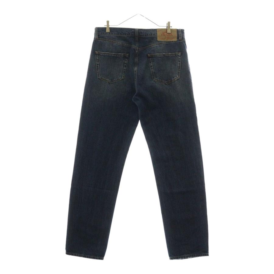 PRADA プラダ ブラックデニムパンツ5ポケット デニム パンツ 三角