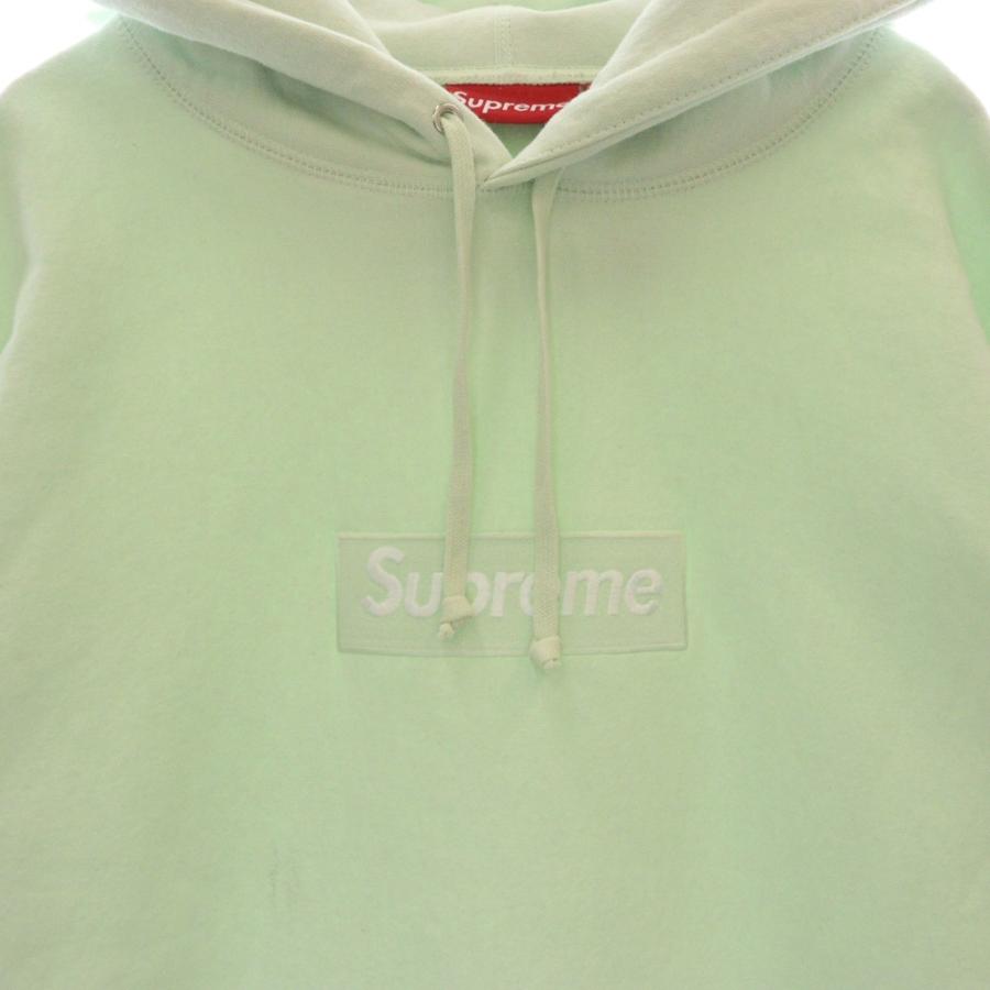 シュプリーム　ボックスロゴフーディ　23fw ライトグリーンM Supreme（シュプリーム） SUPREME 23AW Box Logo Hooded Sweatshirt