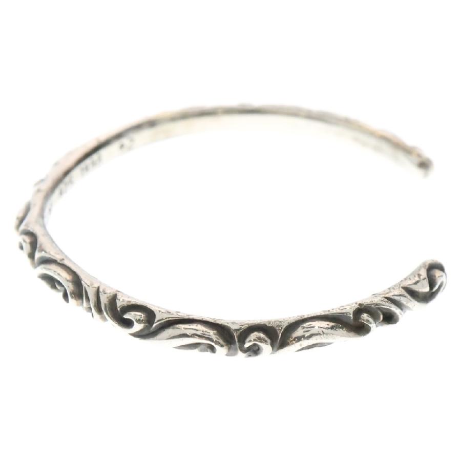 新品同様Chrome Hearts スクロールバンド バングル ブレスレット CHROME HEARTS+ 22K ゴールドスクロール バンド バングル (CHROME