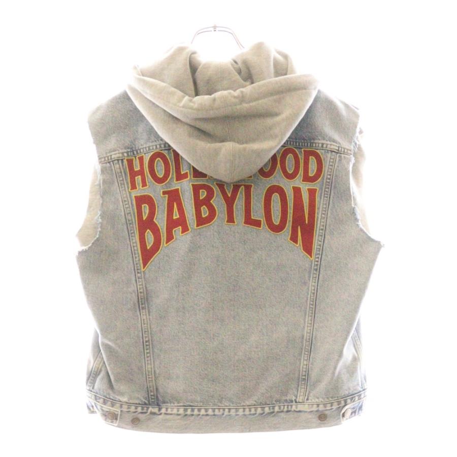 GUCCI グッチ 22SS Hollywood Babylon Denim Hoodie Vest