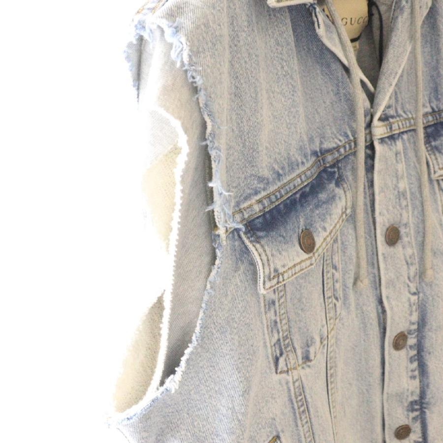 GUCCI（グッチ） 22SS Hollywood Babylon Denim Hoodie Vest