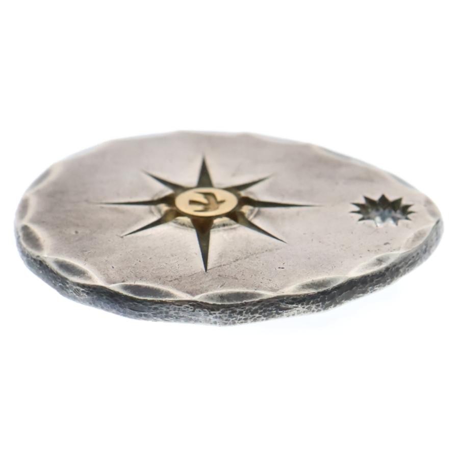 goro's（ゴローズ） たたきメタル中 ペンダントトップ シルバー