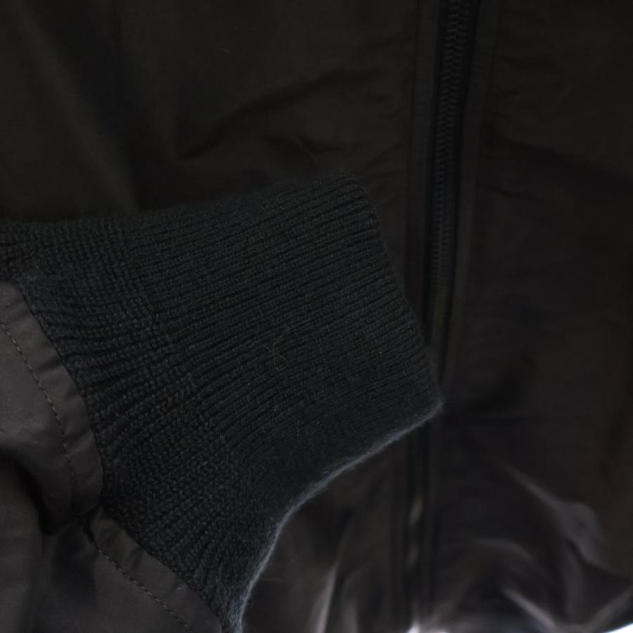 【試着のみ】24SS COMOLI コットンシルクMA-1 【2】 COMOLI コモリ 24SS コットンシルクMA-1 ジャケット ブラック