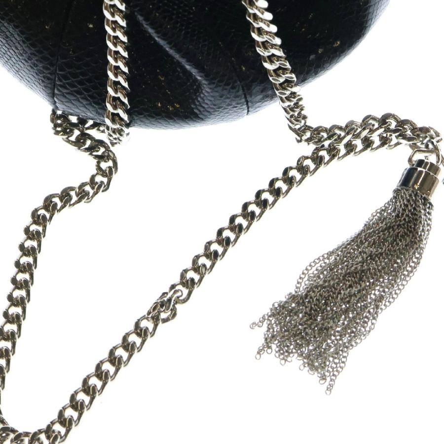 SAINT LAURENT PARIS サンローランパリ 巾着 チェーン パイソン