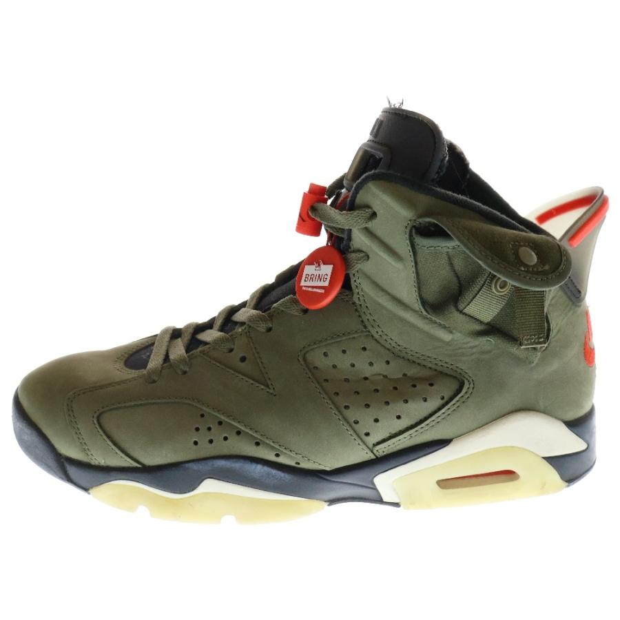 エアジョーダン✖️travis Men's Nike Travis Scott x Air Jordan Retro 6 'Olive' CN1084 200 | eBay