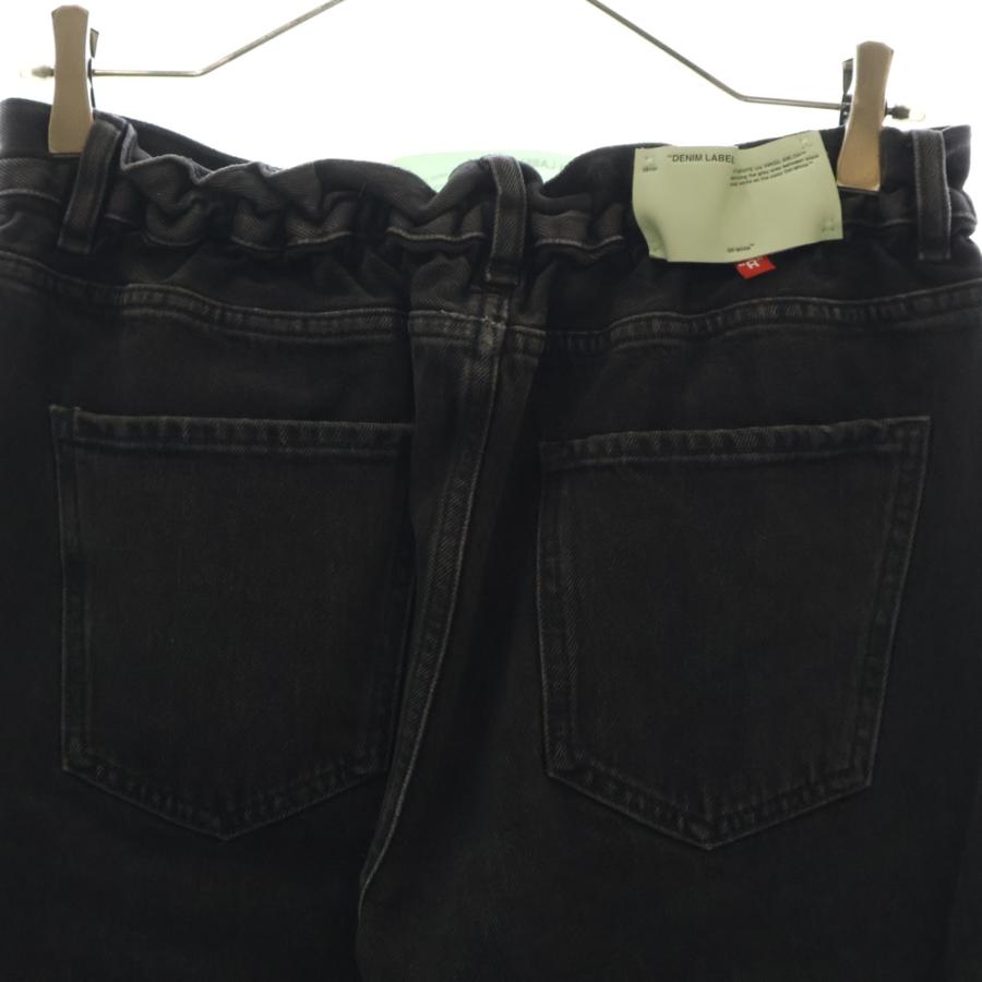 OFF-WHITE バイカラー デニムパンツ 29 OFF-WHITE オフホワイト 18SS LOW CROTCH DENIM COTTON JEANS ロー