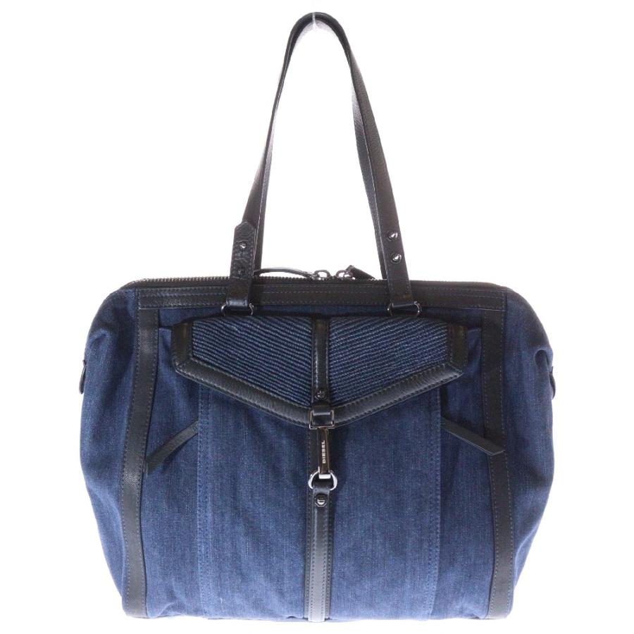 ぴぴ6月1日まで取り置き中！美品　DIESEL デニム ハンドバッグ DIESEL（ディーゼル） デニム ハンドバッグ インディゴ : BRING Yahoo